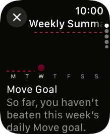 Press the Digital Crown several times to return to the main menu.