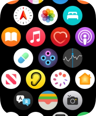 Press the heart rate sensor icon.