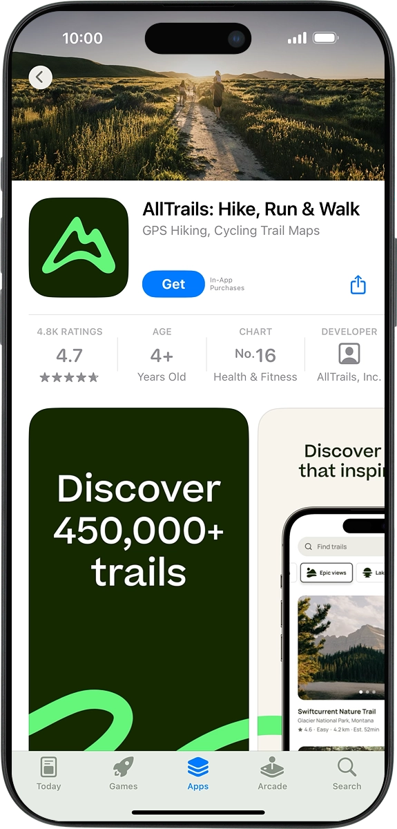 On your phone: Press Get and follow the instructions on the screen to install the app.