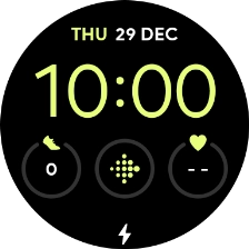 When the battery charging icon is displayed, the battery is charging.