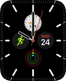 Press and hold the Digital Crown to turn on Siri.