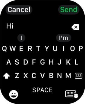 Press the input icon.