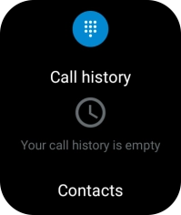 Press the keypad icon and key in the required number.