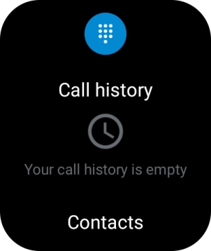 Press the keypad icon and key in the required number.