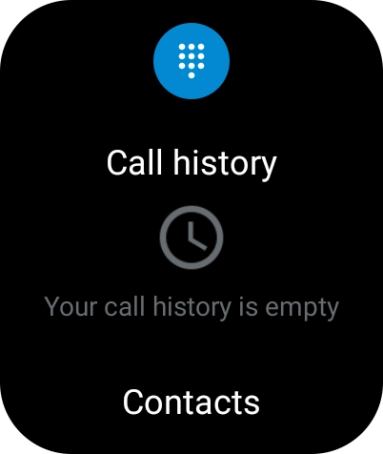 Press the keypad icon and key in the required number.