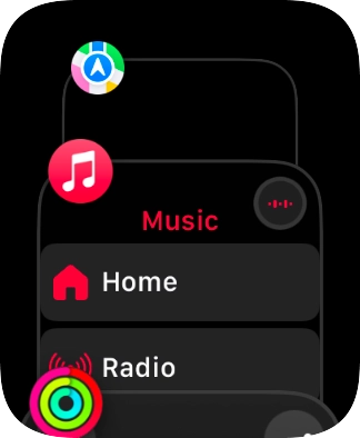 Slide your finger left on the required application. Slide your finger left on the required application.
