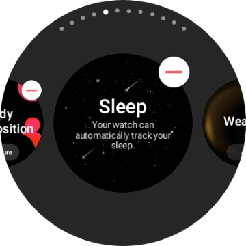 Press the remove widget icon. Press the remove widget icon.