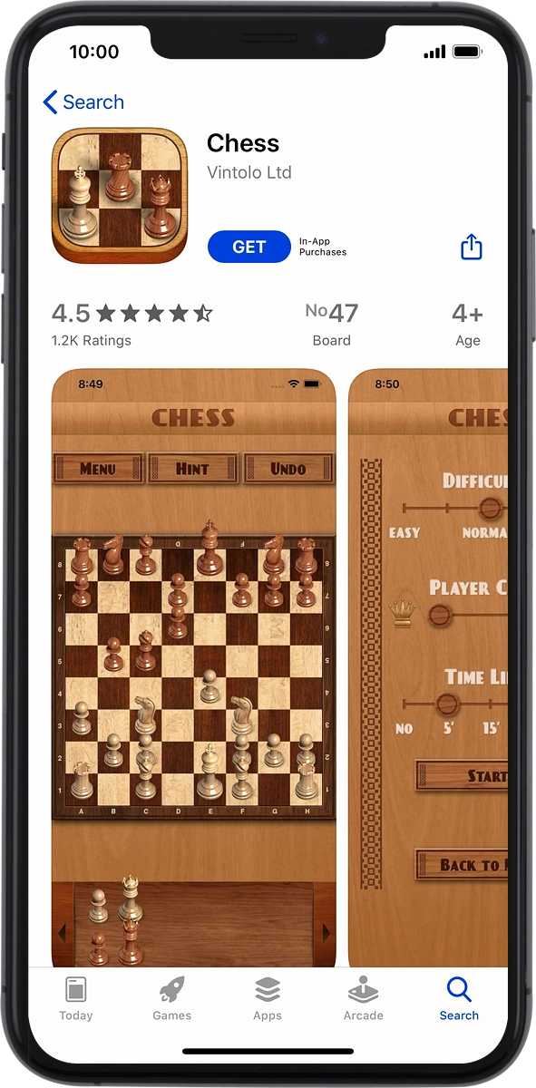 On your phone: Press GET and follow the instructions on the screen to install the app.