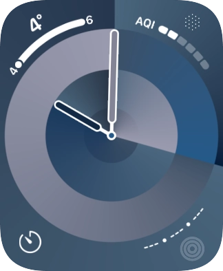 Press the Digital Crown.