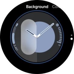 Slide your finger on the screen to change between the different designs. Slide your finger on the screen to change between the different designs.
