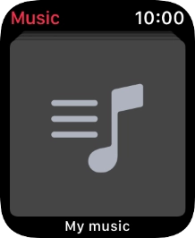 Slide your finger downwards starting from the top of the screen to see the menu.
