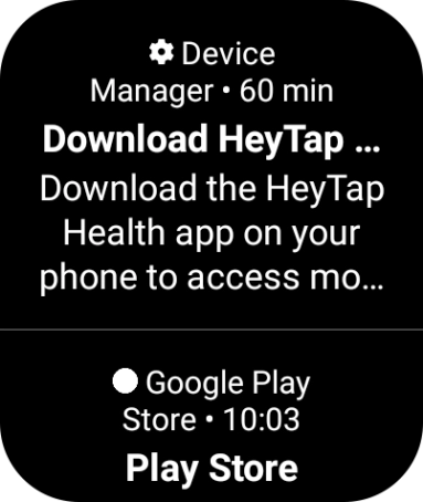 Press the required notification to open it.