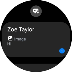 Press the required picture message. Press the required picture message.