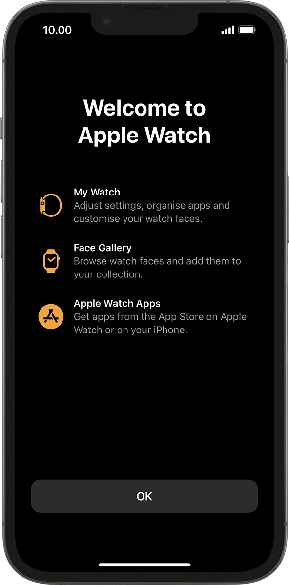 On your phone: Press OK to finish the activation.