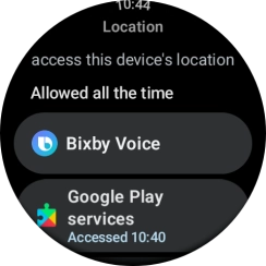 Press the required app.
