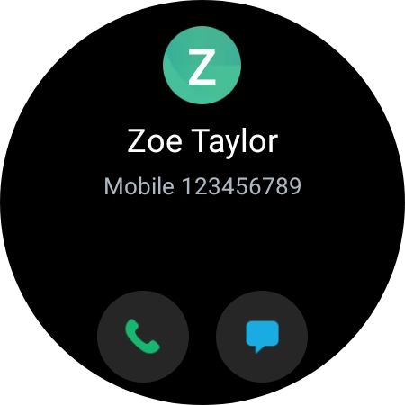 Press the call icon.