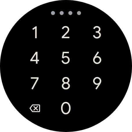Key in the required PIN and follow the instructions on the screen to create a PIN as lock code.