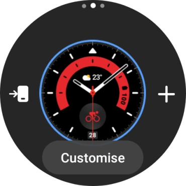 Slide your finger left on the screen.