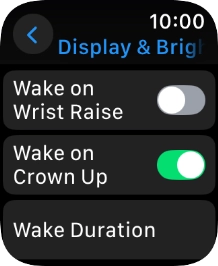 Press the Digital Crown several times to return to standby mode.