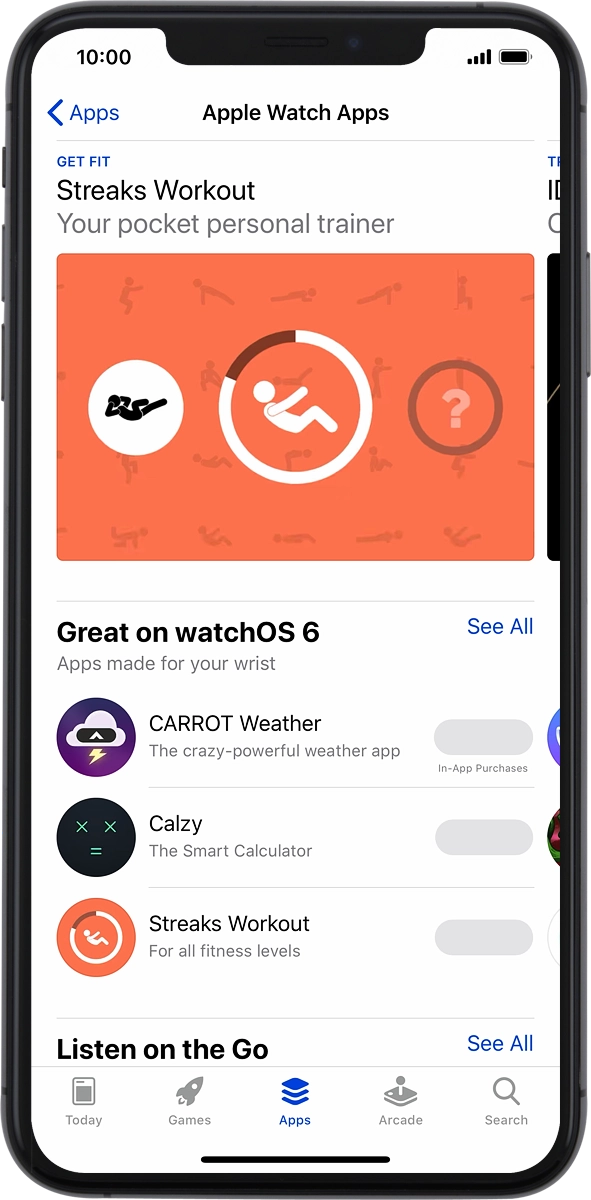 On your phone: Press Search.