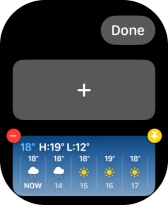 Press the pin widget icon on the required widget to pin it to the top of the stack. Press the pin widget icon on the required widget to pin it to the top of the stack.