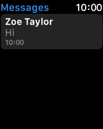 Press the required text message.