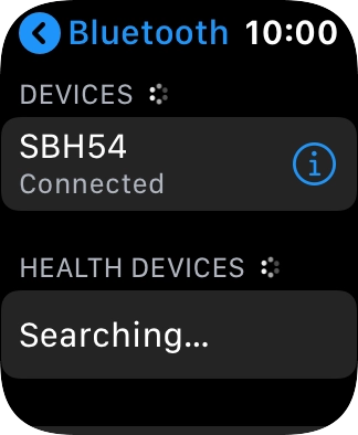 Press the Digital Crown to return to the home screen.