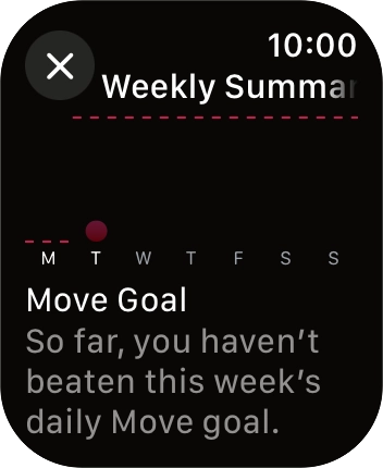 Press the Digital Crown several times to return to the main menu.