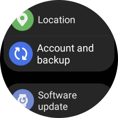 Press Software update. If a new software version is available, it's displayed. Follow the instructions on the screen to update the smartwatch software.