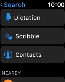 Press Dictation to activate voice control.