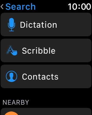 Press Dictation to activate voice control.