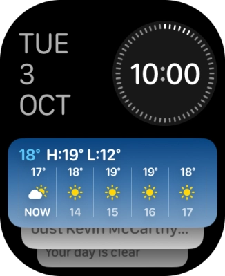 Press and hold anywhere on the screen. Press and hold anywhere on the screen.
