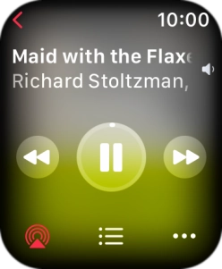 Turn the Digital Crown to select the required volume.