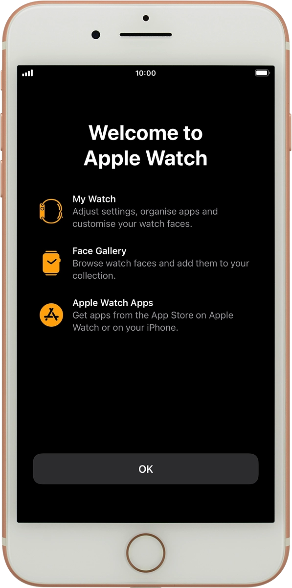 On your phone: Press OK to finish the activation.
