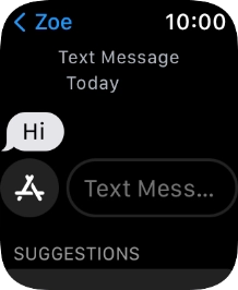 Press Text Mess... and record the message.