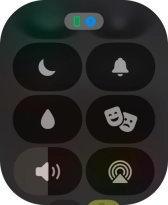 Press the sound mode icon to turn silent mode on or off.