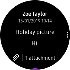 Press the menu icon.