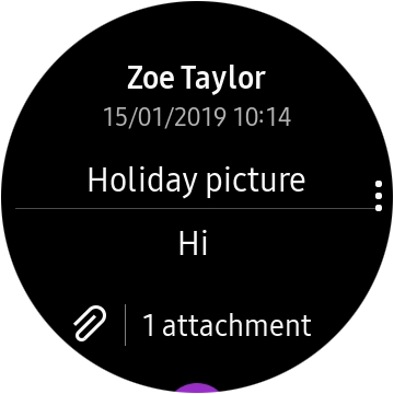 Press the menu icon.