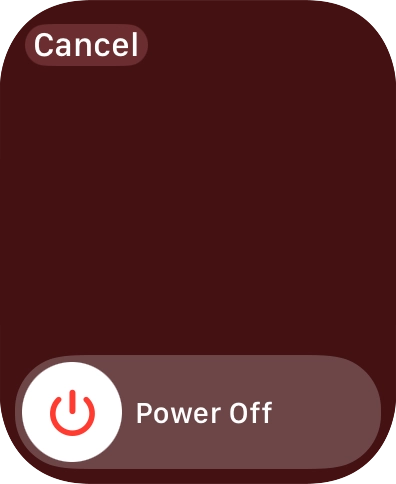 Press and drag the power off icon right.