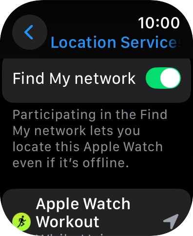 Press the Digital Crown several times to return to standby mode.