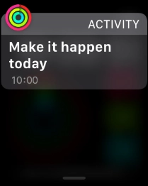Press the required notification to open it.