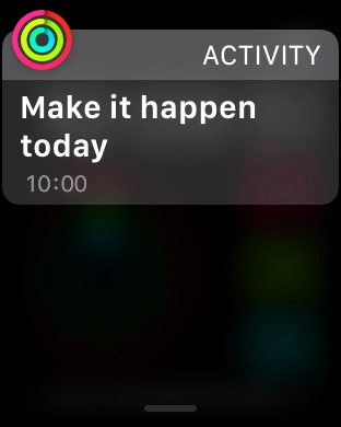 Press the required notification to open it.