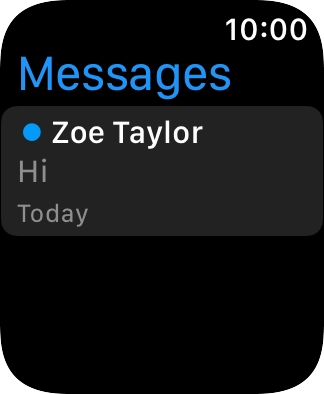 Press the required iMessage.