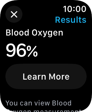 Your result is displayed on the screen.