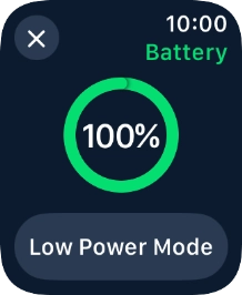 Press Low Power Mode.