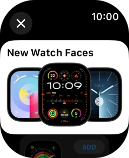 Turn the Digital Crown to see the different watch faces. Turn the Digital Crown to see the different watch faces.
