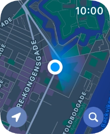 Press the search icon.