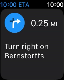 Follow the instructions on the screen to go to the required destination.