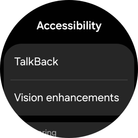 Press TalkBack and follow the instructions on the screen to turn the function on or off.