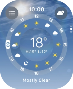 Press the Digital Crown to return to the home screen. Press the Digital Crown to return to the home screen.
